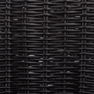 Cilombo Handwoven Rattan Dining Chair Set Of 2 With Powder-Coated Iron Frame — Coastal Rustic Ergonomic Seating