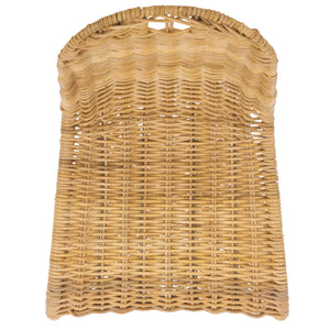 Cilombo Handwoven Rattan Dining Chair Set Of 2 With Powder-Coated Iron Frame — Coastal Rustic Ergonomic Seating