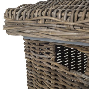 Safavieh Mikasi Handcrafted Wicker Trunk - Vintage European Charm For Stylish Storage & Organization Solutions SEA7018A