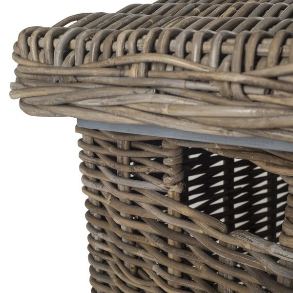 Safavieh Mikasi Handcrafted Wicker Trunk - Vintage European Charm For Stylish Storage & Organization Solutions SEA7018A