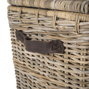 Safavieh Amancio Wicker Trunk - Handwoven Kubu Rattan Storage Solution With Rustic Charm And Modern Design SEA7021A