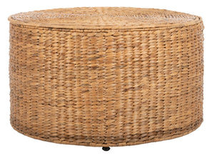 Safavieh Jesse Wicker Storage Coffee Table - Stylish Rattan Table With Interior Storage For Modern Living Spaces Natural SEA7034A