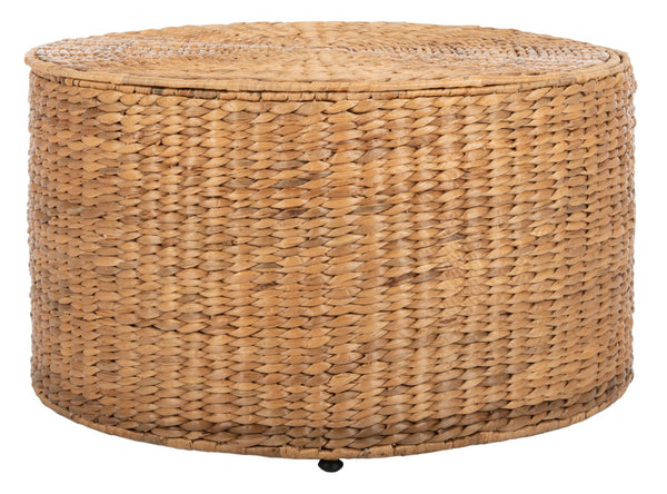 Safavieh Jesse Wicker Storage Coffee Table - Stylish Rattan Table With Interior Storage For Modern Living Spaces Natural SEA7034A
