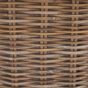 Safavieh Jesse Wicker Storage Coffee Table - Stylish Rattan Table With Interior Storage For Modern Living Spaces Grey SEA7034B