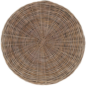 Safavieh Jesse Wicker Storage Coffee Table - Stylish Rattan Table With Interior Storage For Modern Living Spaces Grey SEA7034B