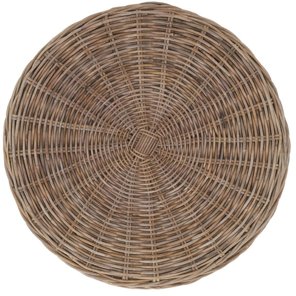 Safavieh Jesse Wicker Storage Coffee Table - Stylish Rattan Table With Interior Storage For Modern Living Spaces Grey SEA7034B