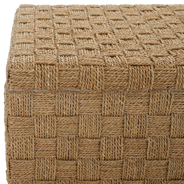 Safavieh Ashban Trunk - Contemporary Seagrass Storage Chest For Stylish Living Spaces & Coastal Decor SEA7036A