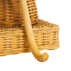 Safavieh Balford Sculptural Elephant Rattan Accent Table - Unique Organic Design For Stylish Living Spaces Natural SEA7038A