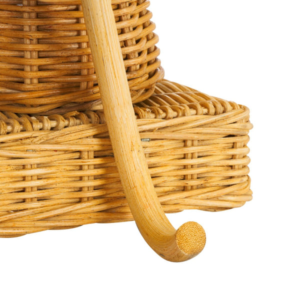 Safavieh Balford Sculptural Elephant Rattan Accent Table - Unique Organic Design For Stylish Living Spaces Natural SEA7038A