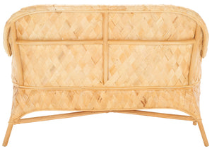 Safavieh Chorus Woven Sofa Bench - Handcrafted Rattan & Abaca Seating For Coastal, Tropical Décor Bliss SEA7041A