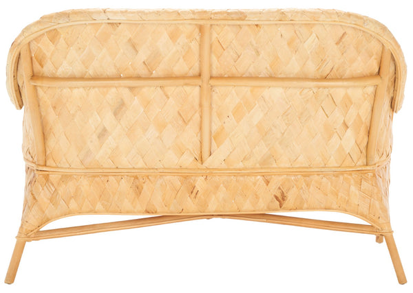 Safavieh Chorus Woven Sofa Bench - Handcrafted Rattan & Abaca Seating For Coastal, Tropical Décor Bliss SEA7041A
