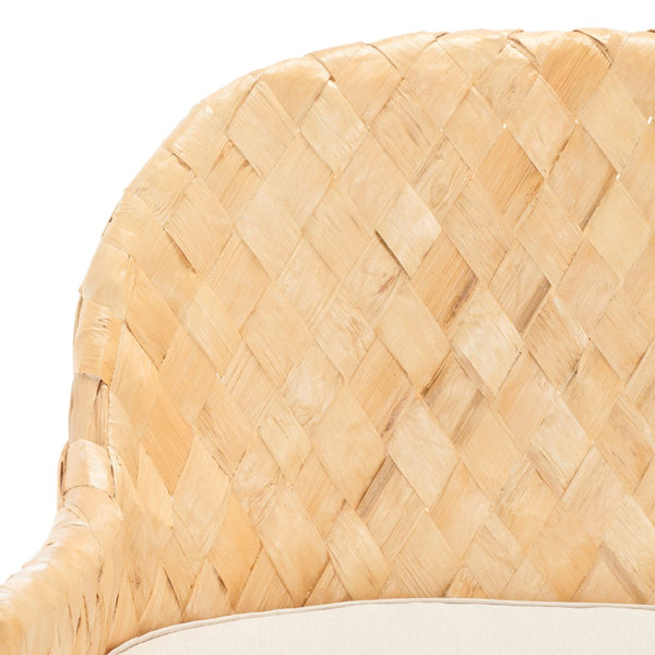 Safavieh Chorus Woven Sofa Bench - Handcrafted Rattan & Abaca Seating For Coastal, Tropical Décor Bliss SEA7041A