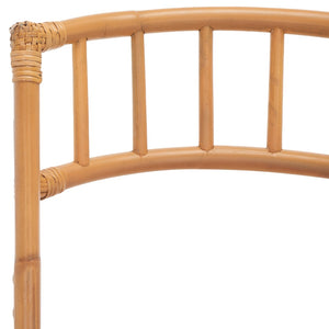 Safavieh MAJA RATTAN FOLDING ACCENT CHAIR - Stylish Minimalist Design for Indoor and Outdoor Versatility Honey SEA7042B-SET2