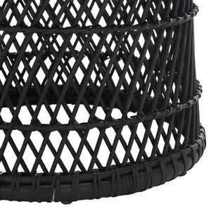 Safavieh Iola Swivel Accent Chair W/ Cushion XII23 Black / White Rattan SEA7043B