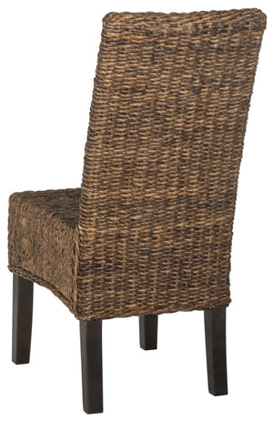 Safavieh AVITA Dining Chairs - Elevate Your Space with Artisanal Comfort and Timeless Style for Any Room Brown SEA8012B-SET2