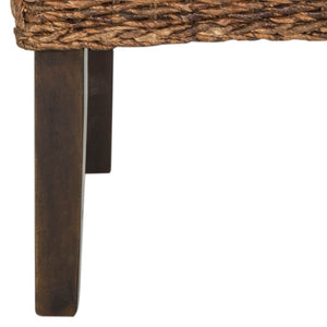 Safavieh AVITA Dining Chairs - Elevate Your Space with Artisanal Comfort and Timeless Style for Any Room Brown SEA8012B-SET2