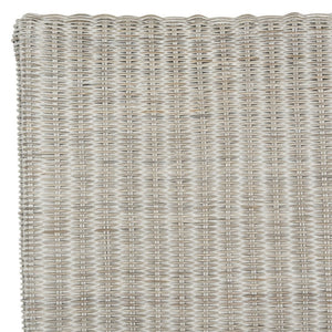 Safavieh ARJUN Wicker Dining Chairs – Artisan Crafted Comfort with Coastal Charm for Elegant Dining Spaces Antique / Grey SEA8013B-SET2