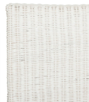 Safavieh ARJUN Wicker Dining Chairs – Artisan Crafted Comfort with Coastal Charm for Elegant Dining Spaces White SEA8013E-SET2