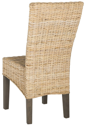 Safavieh OZIAS Dining Chairs - Handcrafted Southeast Asian Design for Stylish and Comfortable Dining Spaces Natural SEA8014C-SET2