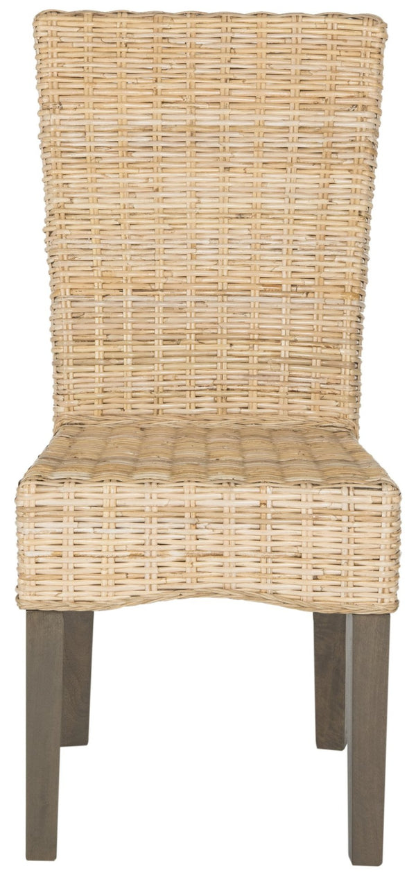 Safavieh OZIAS Dining Chairs - Handcrafted Southeast Asian Design for Stylish and Comfortable Dining Spaces Natural SEA8014C-SET2