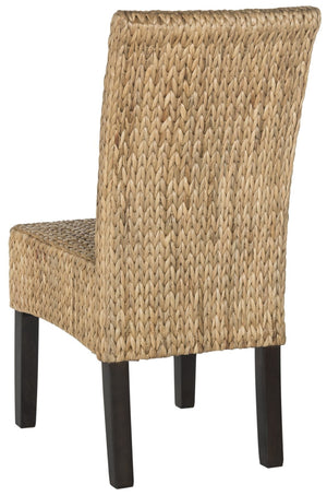 Safavieh LUZ Dining Chairs - Sustainable Pine Frame & Water Hyacinth Weave, Natural Aesthetic for Any Space SEA8016A-SET2