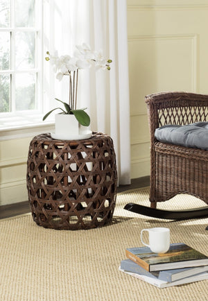 Safavieh Amica Contemporary Stool: Handcrafted Bangkok-Inspired Design For Versatile Home Accent & Seating SEA8023A