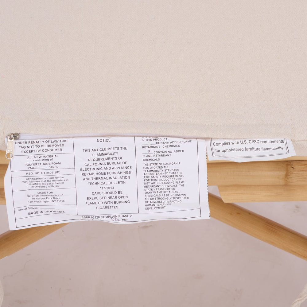 Safavieh Billie Rattan Dining Chair - Natural & Cream Elegant Comfort For Stylish Dining Spaces And Homes Natural ,Cream Rattan ,Fabric ,Foam Sea8041a