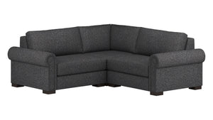 Nativa Interiors Sylviane Deep Plush Modular Sectional Mini Classic Graphite  Sec-sylv-dp-ar3-3pc-mjd-graphite