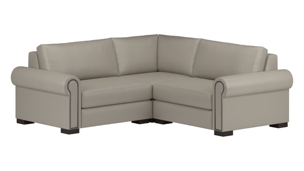 Nativa Interiors Sylviane Deep Plush Modular Sectional Mini Cream  Sec-sylv-dp-ar3-3pc-vin-cream