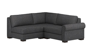 Nativa Interiors Sylviane Deep Plush Modular Sectional Mini Classic Graphite  Sec-sylv-dp-ar4-3pc-mjd-graphite