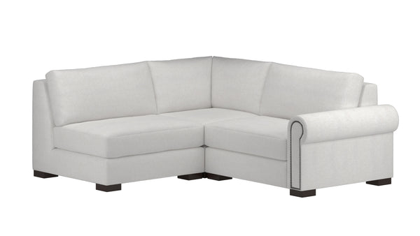Nativa Interiors Sylviane Deep Plush Modular Sectional Mini Classic Ivory  Sec-sylv-dp-ar4-3pc-mjd-ivory