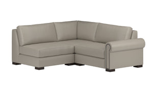 Nativa Interiors Sylviane Deep Plush Modular Sectional Mini Cream  Sec-sylv-dp-ar4-3pc-vin-cream