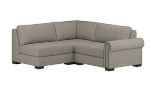 Nativa Interiors Sylviane Deep Plush Modular Sectional Mini Sand  Sec-sylv-dp-ar4-3pc-vw-sand