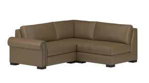 Nativa Interiors Sylviane Deep Plush Modular Sectional Mini Tan  Sec-sylv-dp-ar5-3pc-jbs-tan