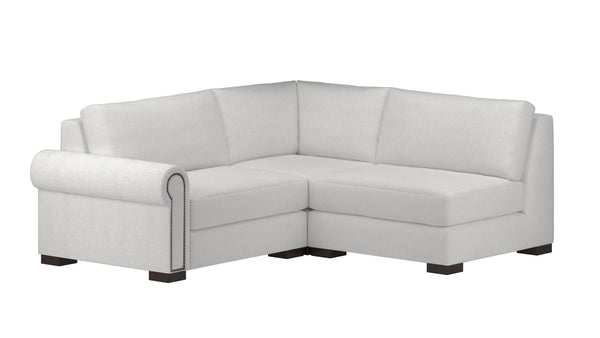 Nativa Interiors Sylviane Deep Plush Modular Sectional Mini Classic Ivory  Sec-sylv-dp-ar5-3pc-mjd-ivory