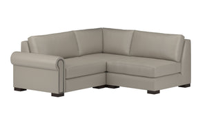 Nativa Interiors Sylviane Deep Plush Modular Sectional Mini Cream  Sec-sylv-dp-ar5-3pc-vin-cream