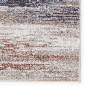 Jaipur Living Vibe by Jaipur Living Seismic Abstract Polyester Runner Rug for Hallway Entryway 3' x 8' RUG150297
