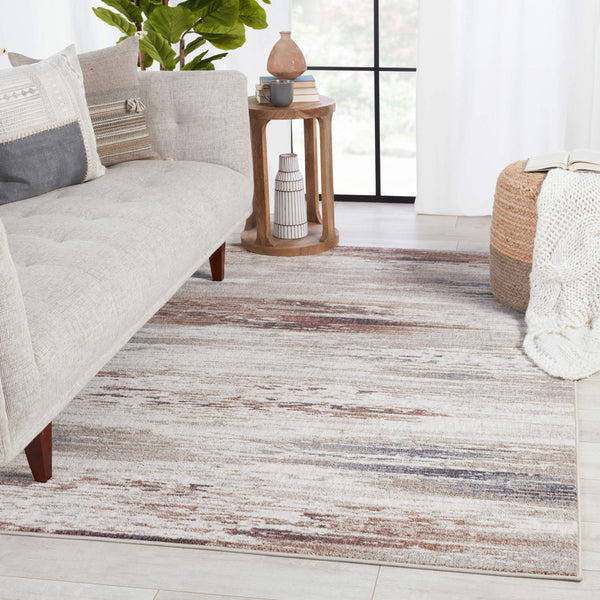 Jaipur Living Vibe by Jaipur Living Seismic Abstract Polyester Runner Rug for Hallway Entryway 3' x 8' RUG150297
