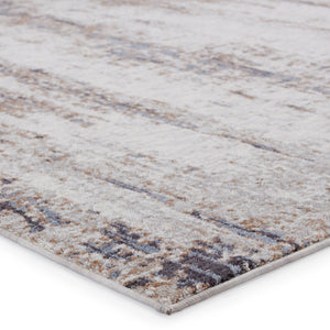 Jaipur Living Vibe by Jaipur Living Neutral Abstract Polyester Pile Runner for High Traffic Areas 5' x 8' RUG150308