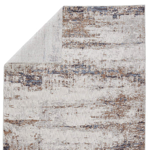 Jaipur Living Vibe by Jaipur Living Neutral Abstract Polyester Pile Runner for High Traffic Areas 5' x 8' RUG150308