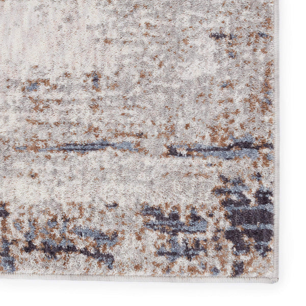 Jaipur Living Vibe by Jaipur Living Neutral Abstract Polyester Pile Runner for High Traffic Areas 5' x 8' RUG150308