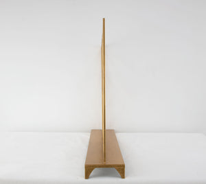 Zeugma Selina Geometric Firescreen - Handcrafted Metal Frame For Elegant Hearth Decor And Dramatic Appeal Gold Leaf Metal Selina Gold