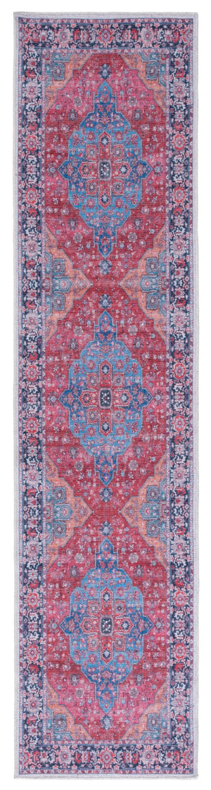 Safavieh Serapi Exquisite Area Rug - Sophisticated Transitional Design With Plush Comfort For Every Home Blue ,Rust 52% Cotton,25% Jute,20% Polyester Chenille,3% Polyester Sep369m-10