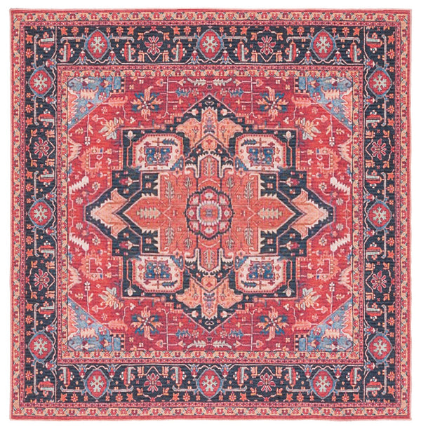 Safavieh Serapi 534 Power Loomed Transitional Rug Red / Blue 10' x 14'