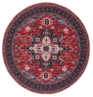 Safavieh Serapi 560 Power Loomed Transitional Rug Red / Navy 6'-7" x 9'