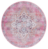 Safavieh Serapi 580 Power Loomed Transitional Rug Pink / Beige 8' x 8' Square