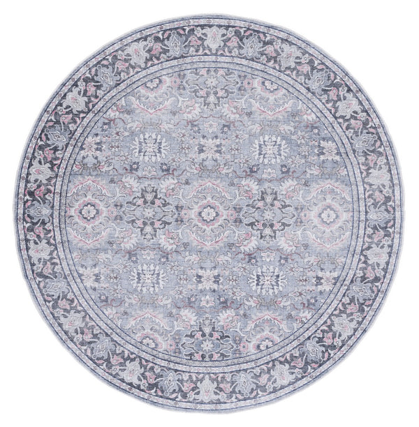 Safavieh Serapi 584 Power Loomed Transitional Rug Grey / Pink 3'-3" x 5'