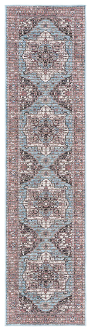 Safavieh Serapi Traditional Power Loomed Area Rug In Blue And Rust – Timeless Design For Any Room Blue ,Rust 52% Cotton,25% Jute,20% Polyester Chenille,3% Polyester Sep622m-9