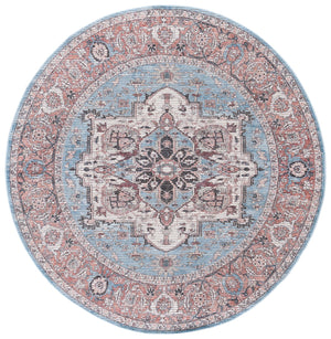 Safavieh Serapi Traditional Power Loomed Area Rug In Blue And Rust – Timeless Design For Any Room Blue ,Rust 52% Cotton,25% Jute,20% Polyester Chenille,3% Polyester Sep622m-9