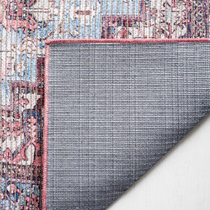 Safavieh Serapi Traditional Style Area Rug - Timeless Charm, Durable, Washable, Elegant Design For Any Space Blue ,Rust 52% Cotton,25% Jute,20% Polyester Chenille,3% Polyester Sep624m-8